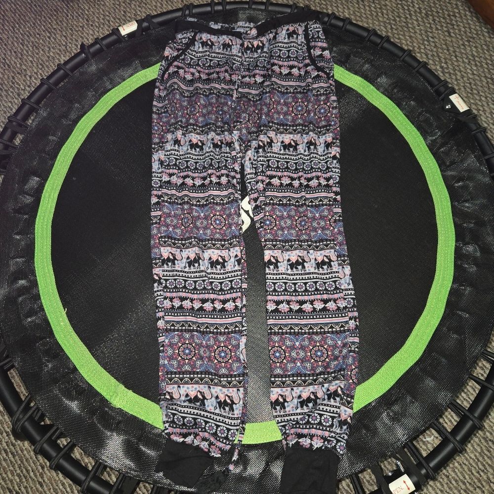 Elephant Print Pajama Pants Size XS